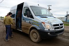 05F Boarding Our Tour Van To Leave Fort McPherson Northwest Territories On Day Tour From Inuvik To Arctic Circle.jpg